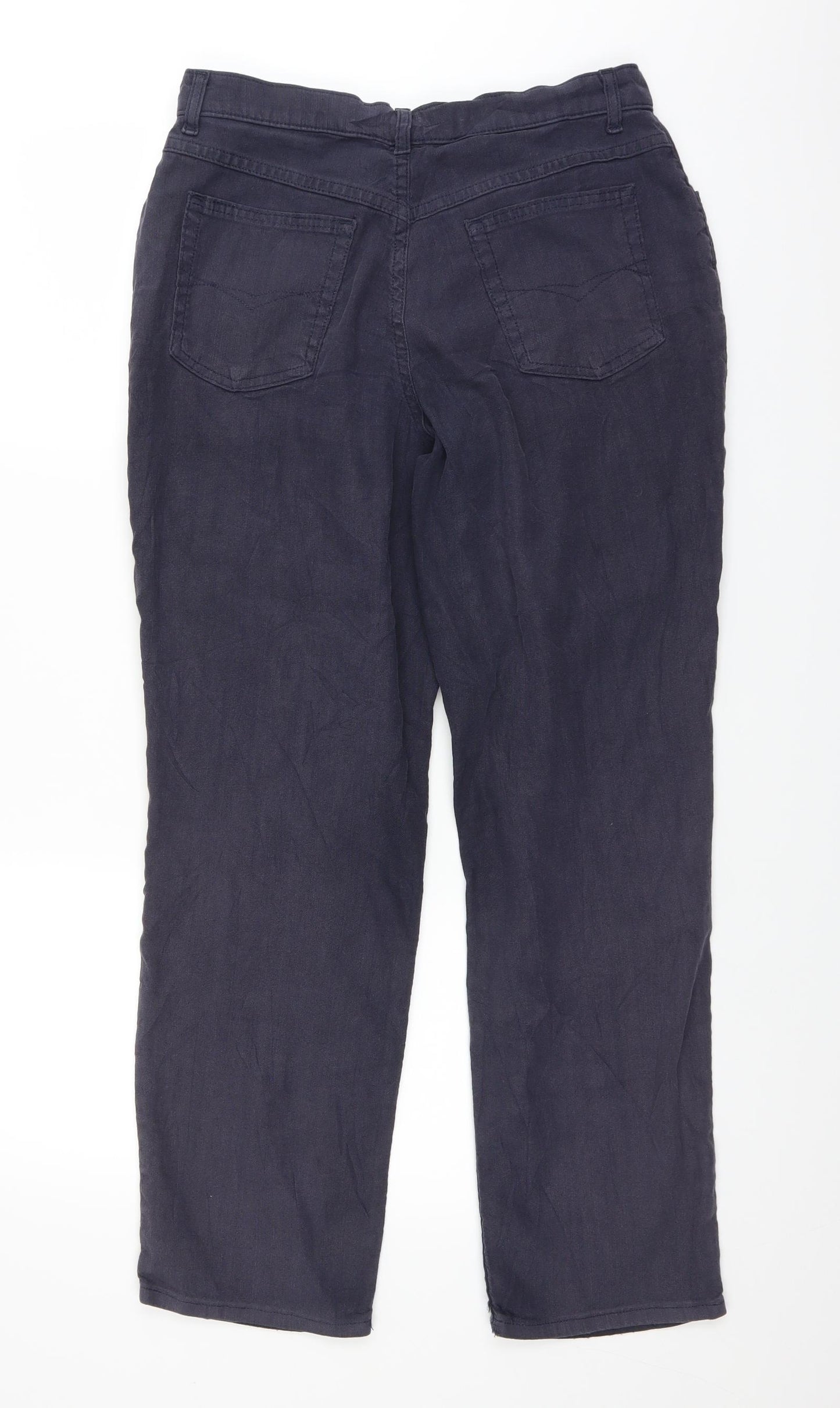 St Michael Womens Blue   Chino Trousers Size 16 L27 in