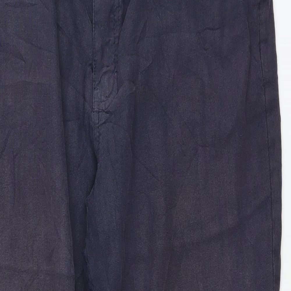 St Michael Womens Blue   Chino Trousers Size 16 L27 in