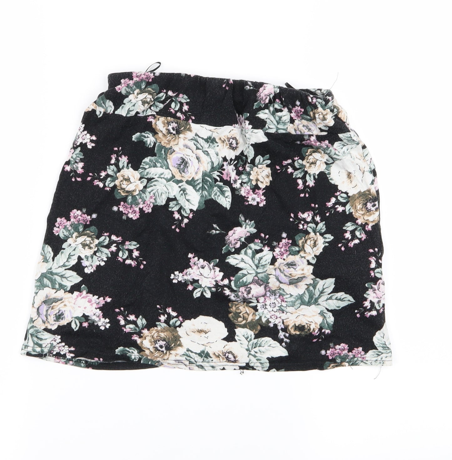 New Look Womens Black Floral  Straight & Pencil Set Size 10