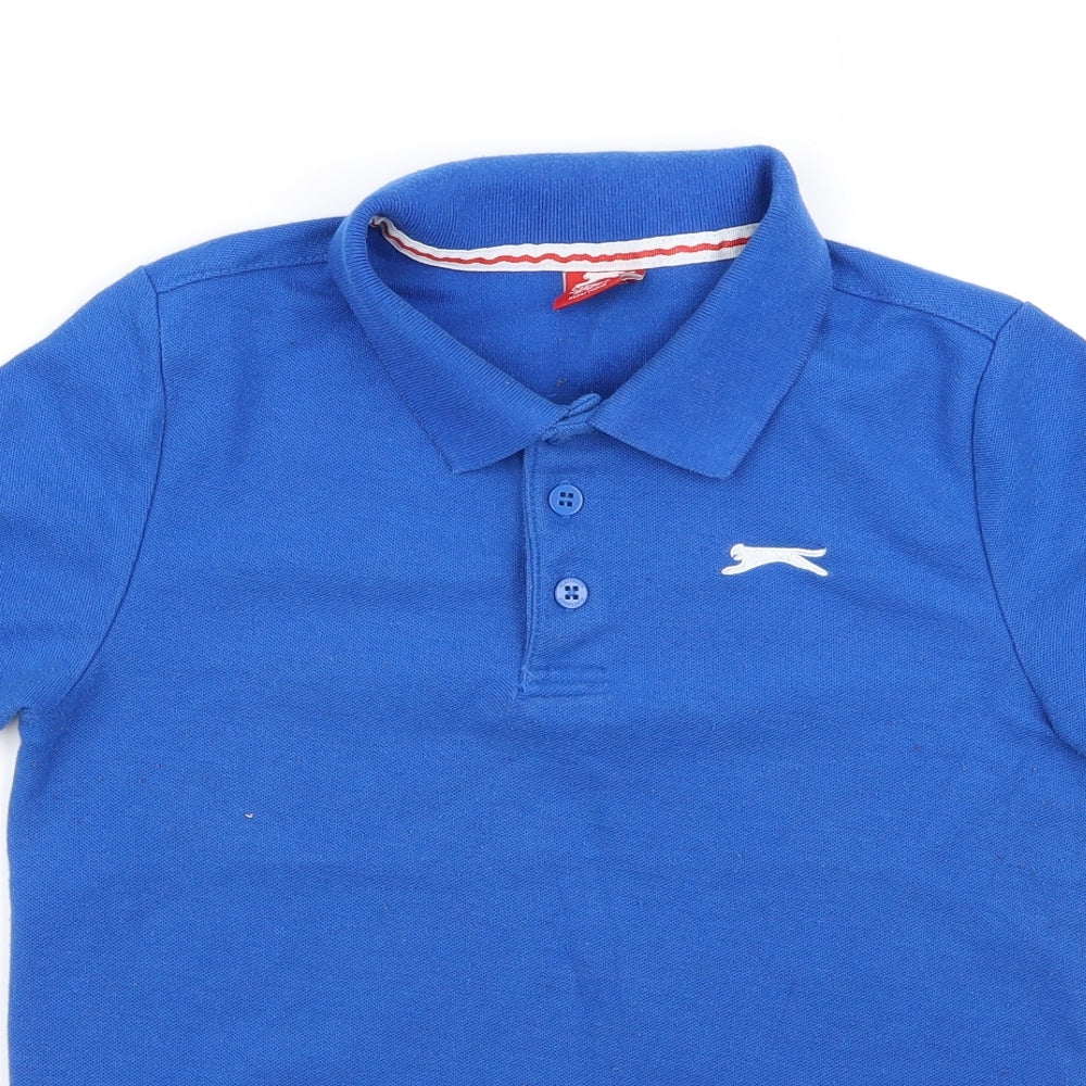Slazenger Boys Blue   Basic Polo Size 7 Years
