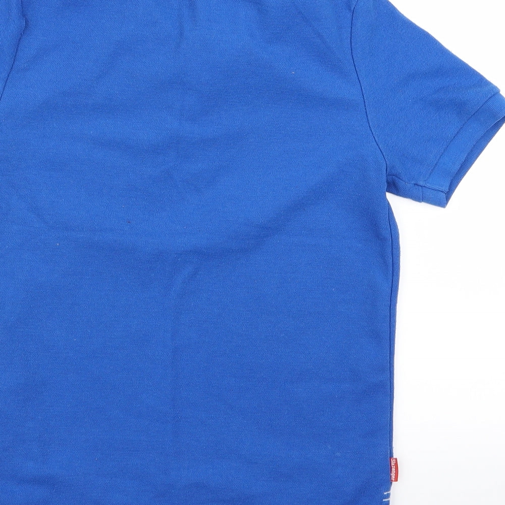 Slazenger Boys Blue   Basic Polo Size 7 Years