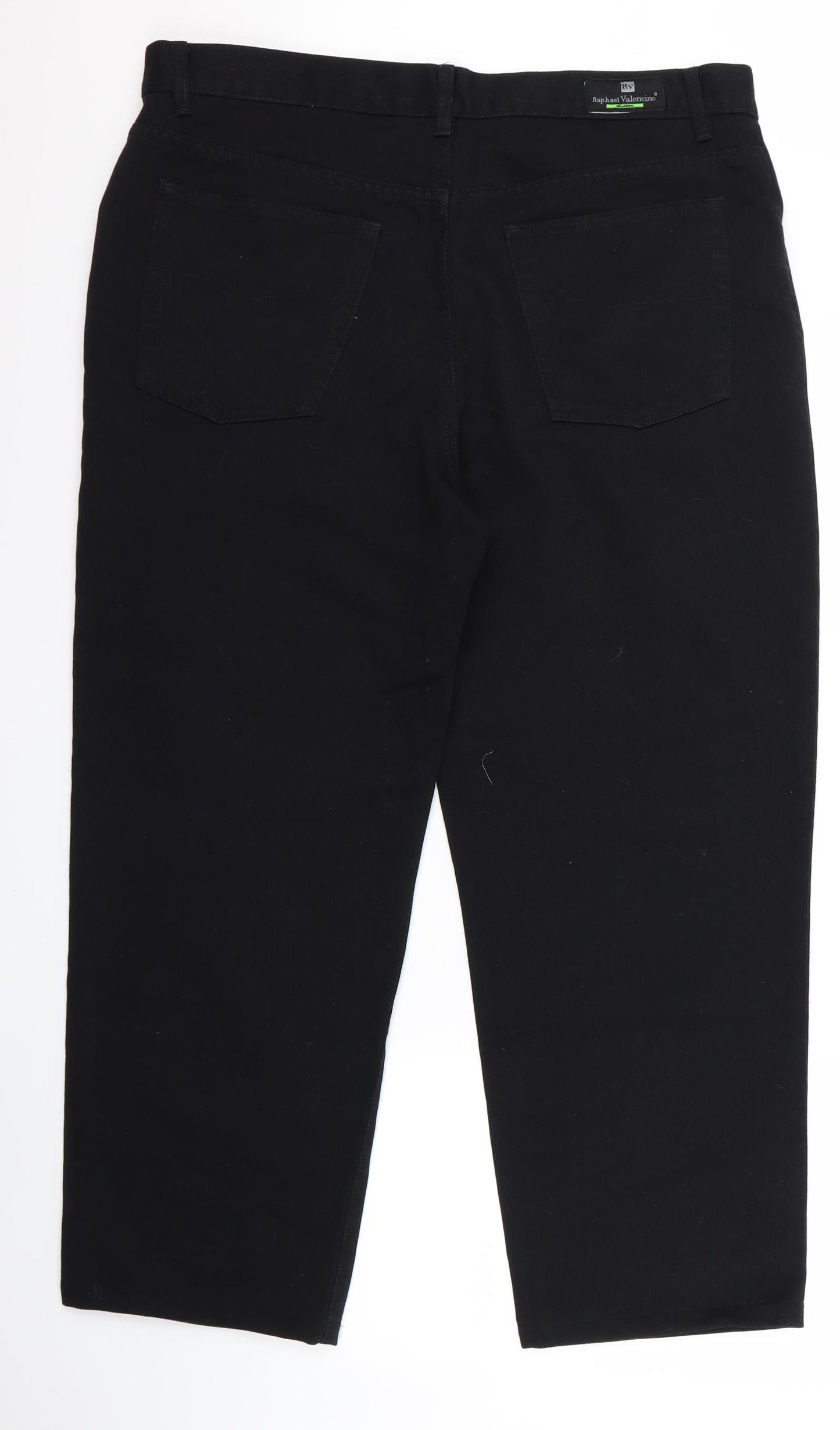 Preworn Mens Black   Trousers  Size 42 L25 in
