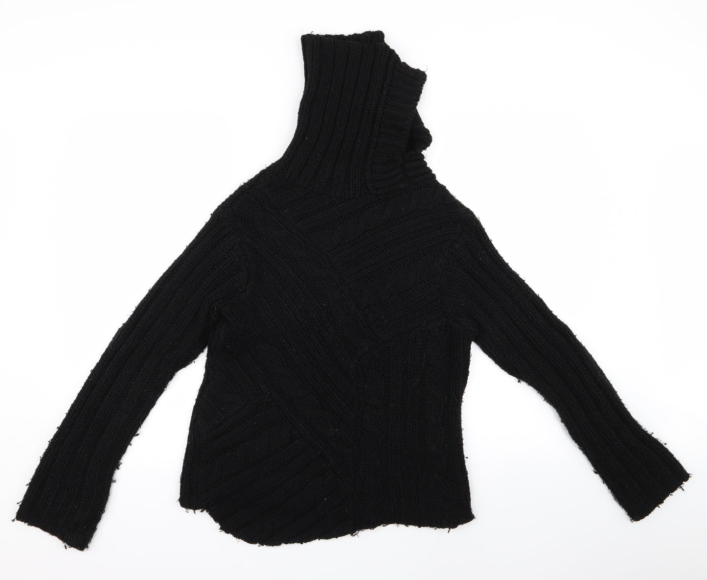 prewovbla Womens Black   Pullover Jumper Size M