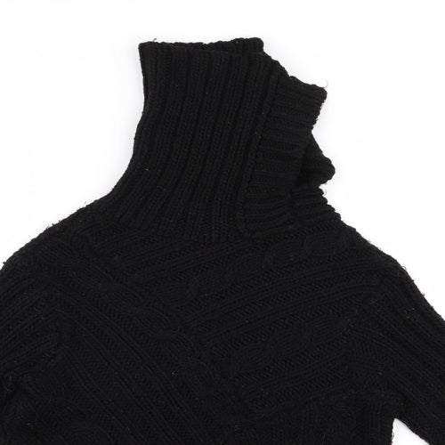 prewovbla Womens Black   Pullover Jumper Size M