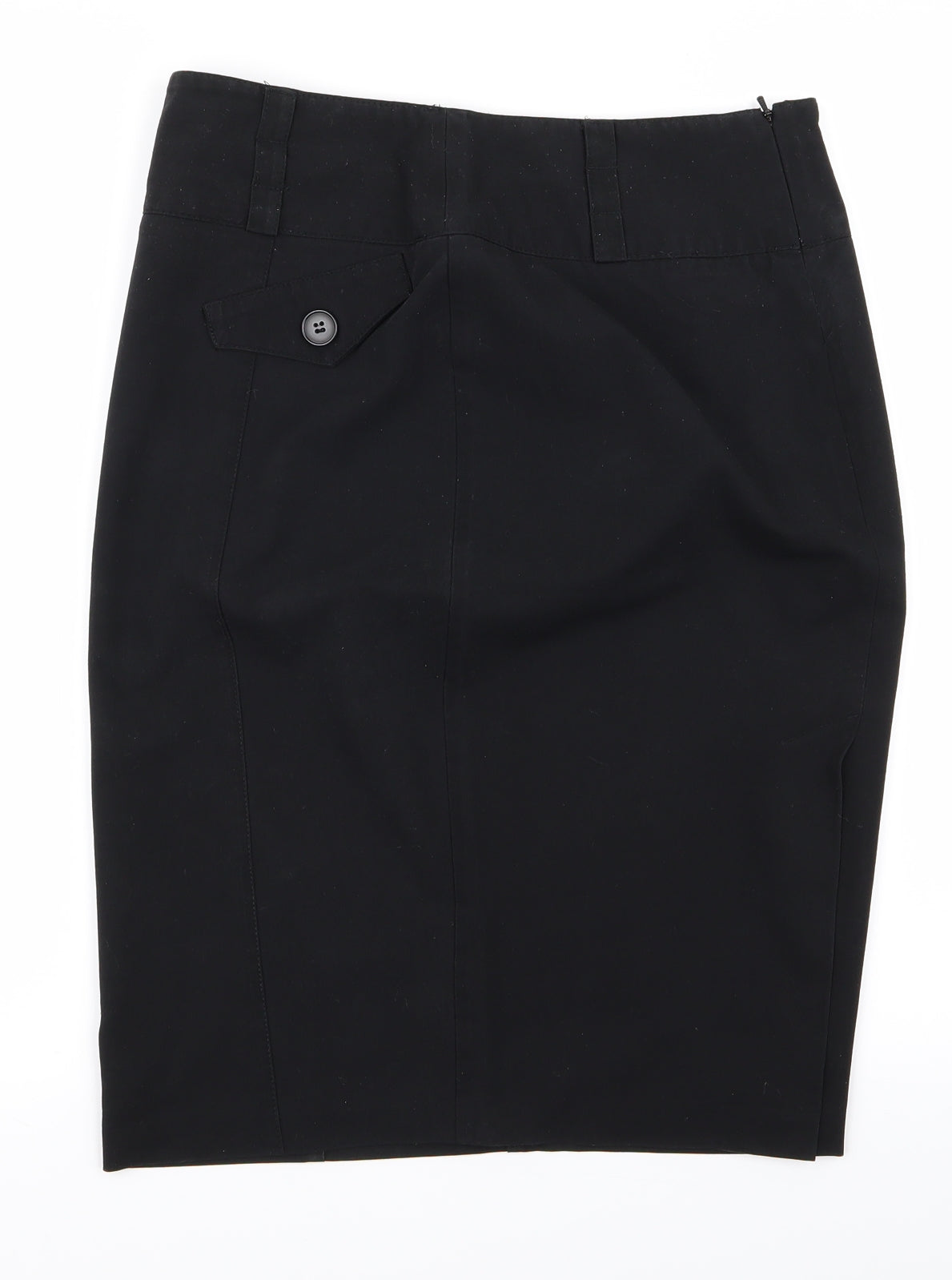 Warehouse Womens Black  Rayon Straight & Pencil Set Size 10