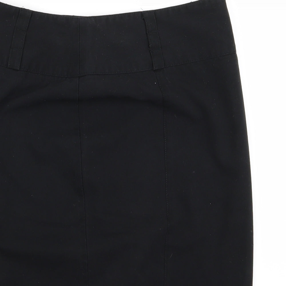 Warehouse Womens Black  Rayon Straight & Pencil Set Size 10