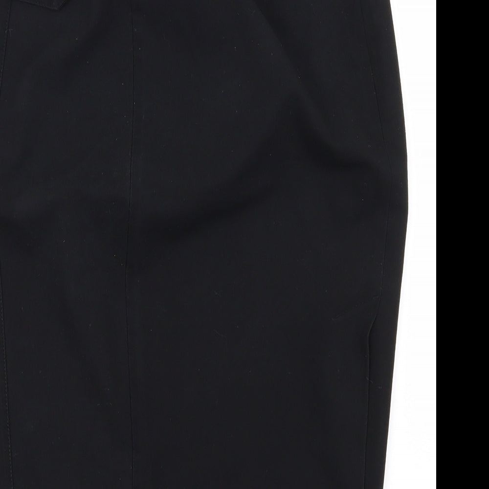 Warehouse Womens Black  Rayon Straight & Pencil Set Size 10