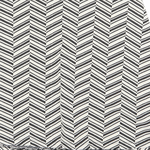 Preworn Womens White Striped  Straight & Pencil Set Size 10