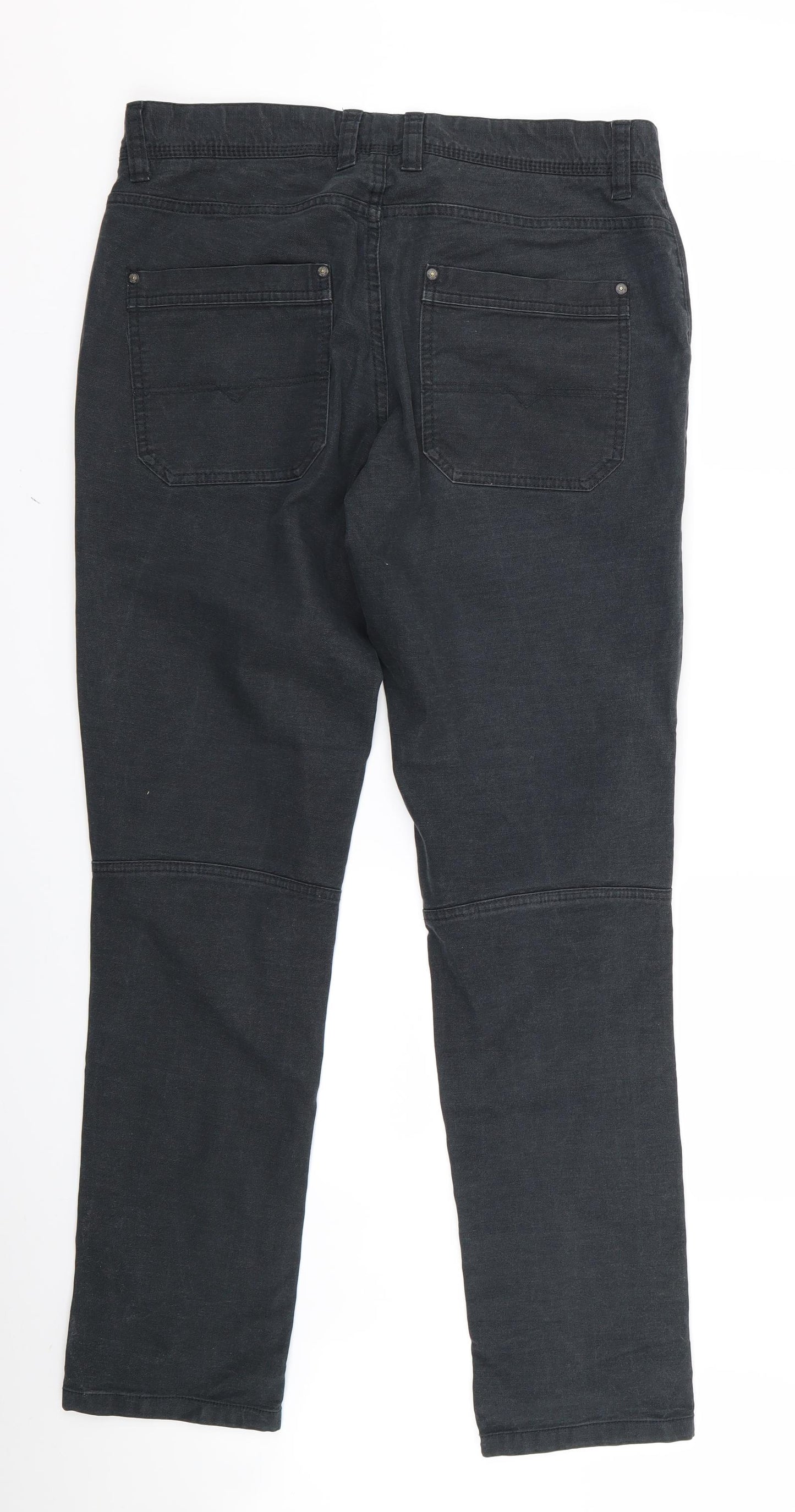 NEXT Womens Grey   Trousers  Size 14 L27 in - v