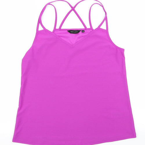 New Look Womens Pink   Basic Tank Size 10