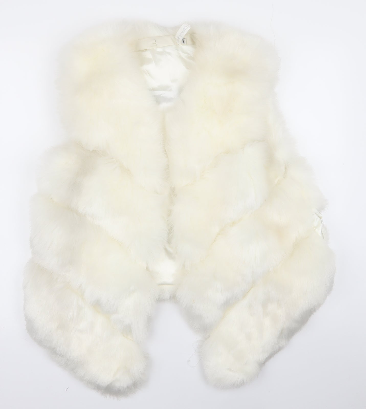 cherry kok  Womens White   Gilet Coat Size M