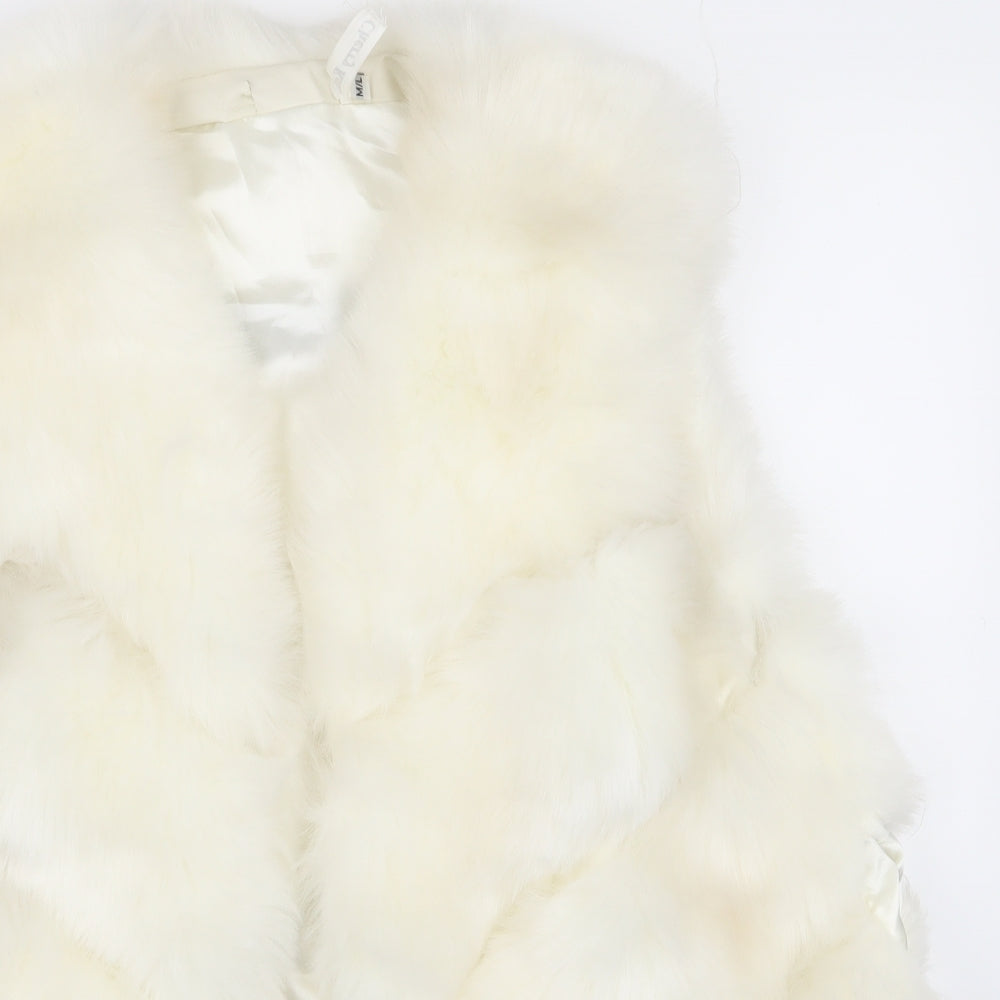 cherry kok  Womens White   Gilet Coat Size M