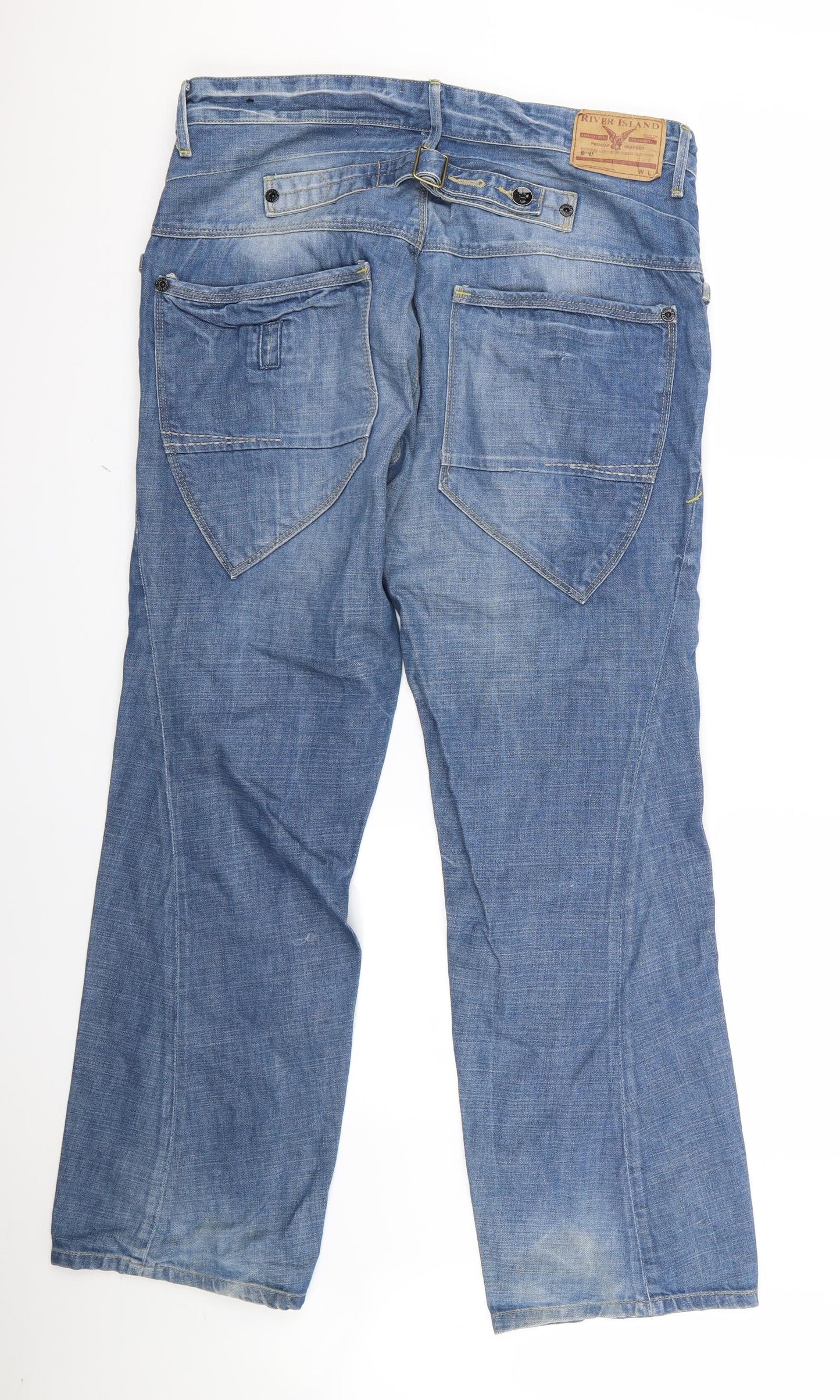 River Island Mens Blue    Jeans Size 32 L32 in