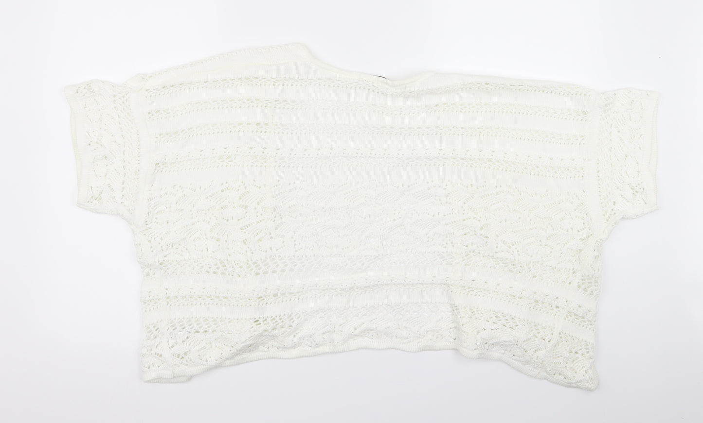 George Womens White   Cardigan Jumper Size 24