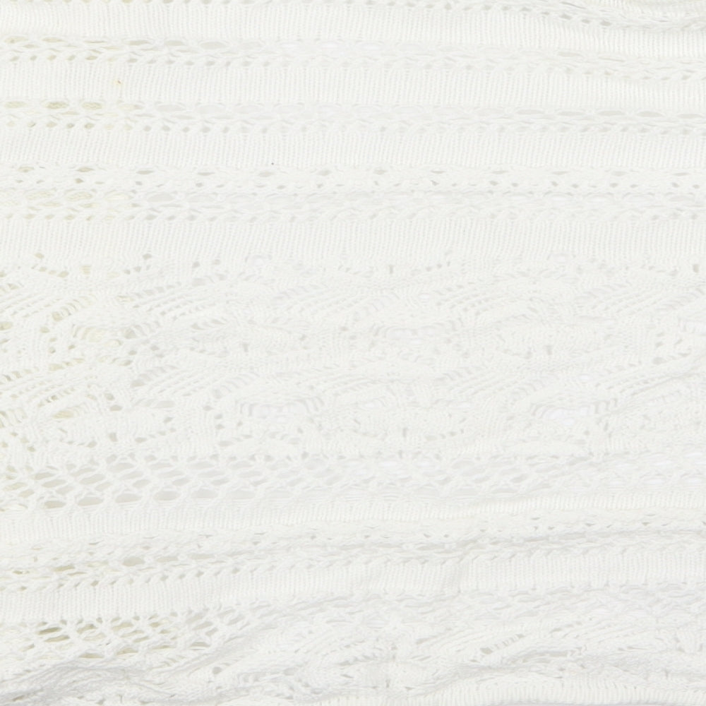 George Womens White   Cardigan Jumper Size 24