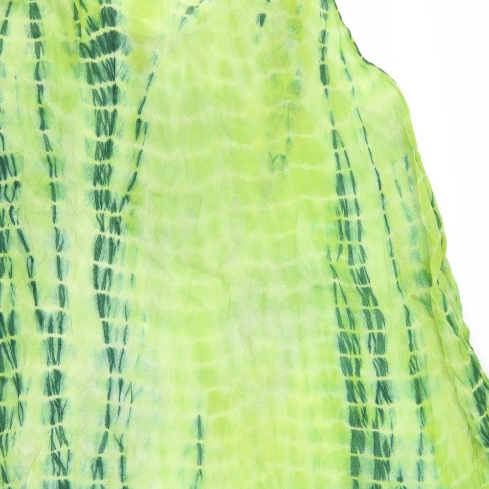 eon plus Womens Green Animal Print  Shirt Dress  Size 30