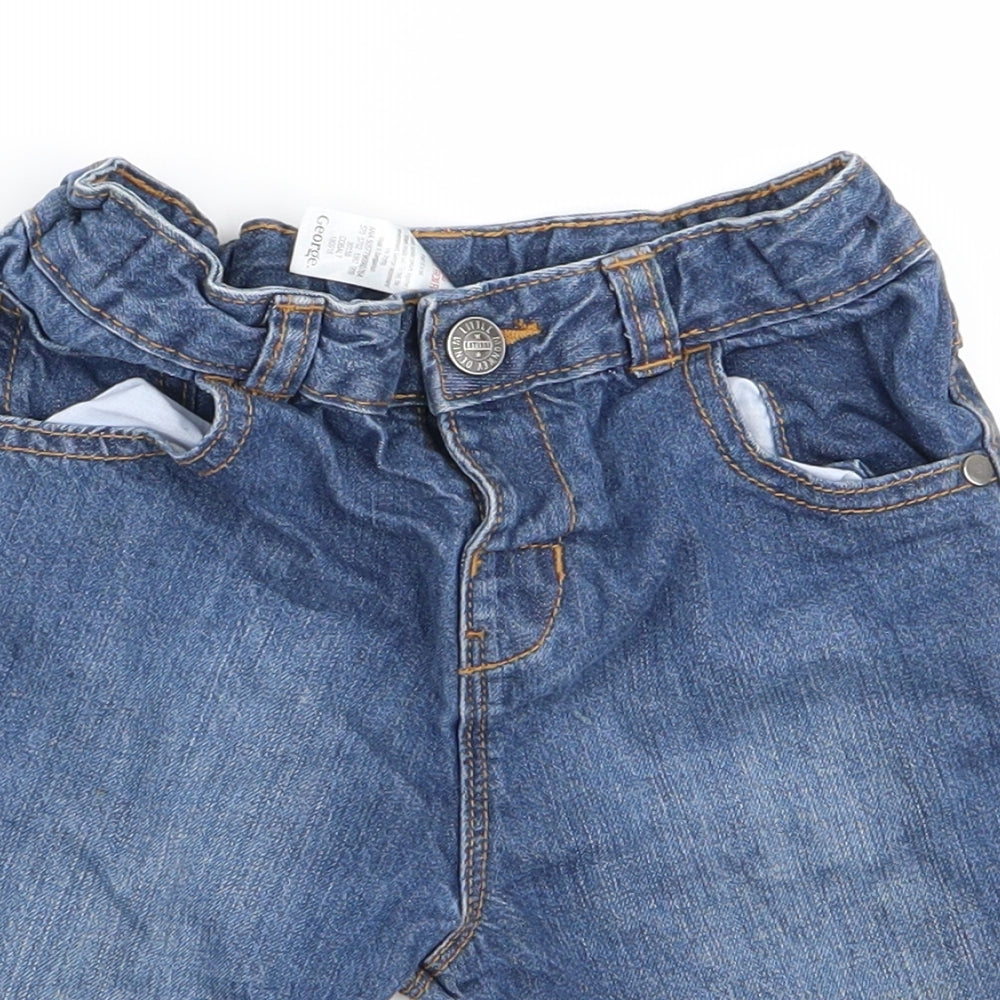NEXT Boys Blue   Biker Shorts Size 4 Years