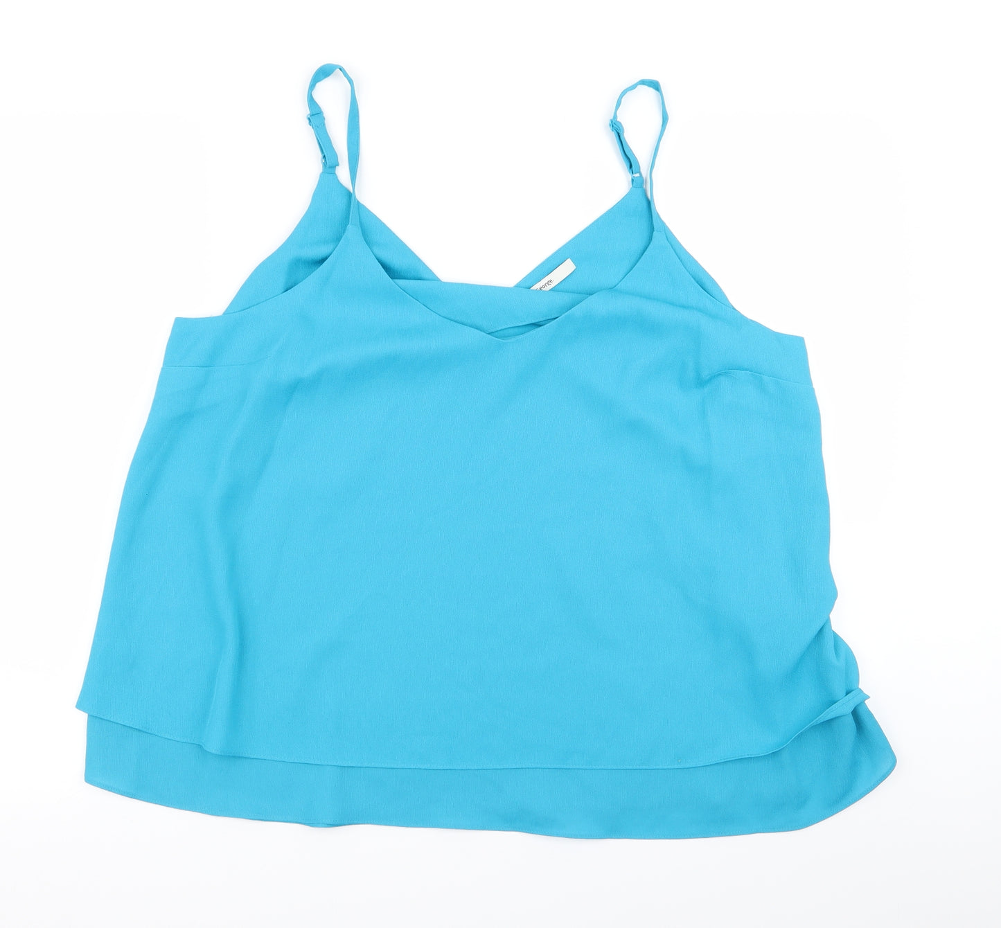 George Womens Blue   Basic Blouse Size 14