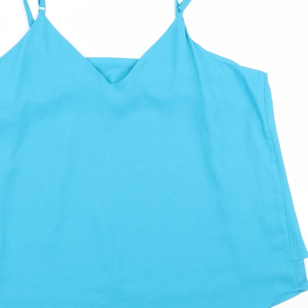 George Womens Blue   Basic Blouse Size 14