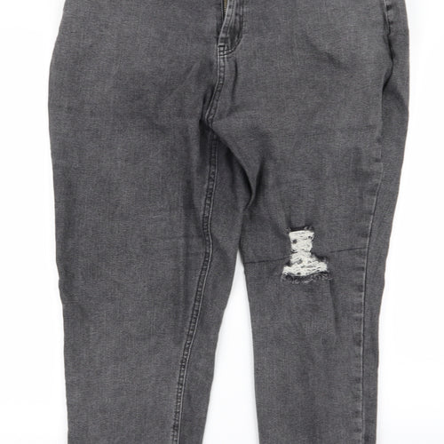 SHE IN Womens Grey   Bootcut Jeans Size XL L20 in
