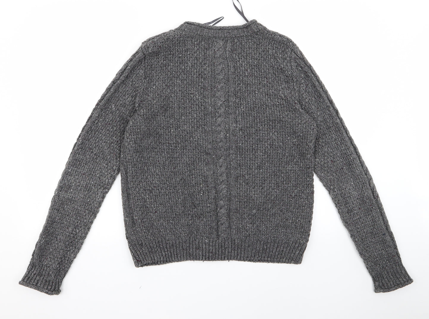 Papaya Womens Grey   Cardigan Jumper Size 12