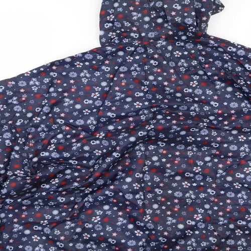 pro climate Womens Beige Floral  Windbreaker Coat Size S
