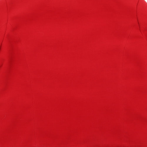 Covent Garden Womens Red   Overcoat Coat Size 12
