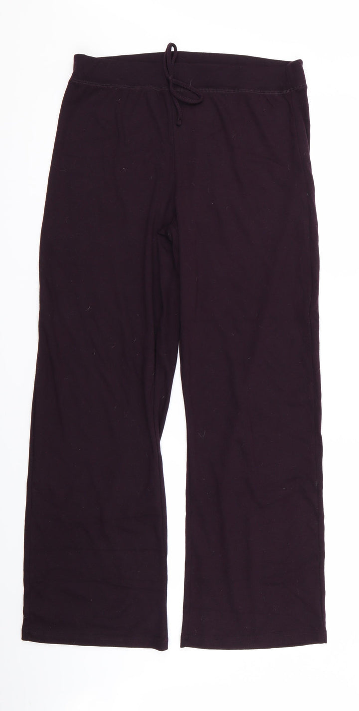 TU Womens Purple Trousers Size 14 L26 in