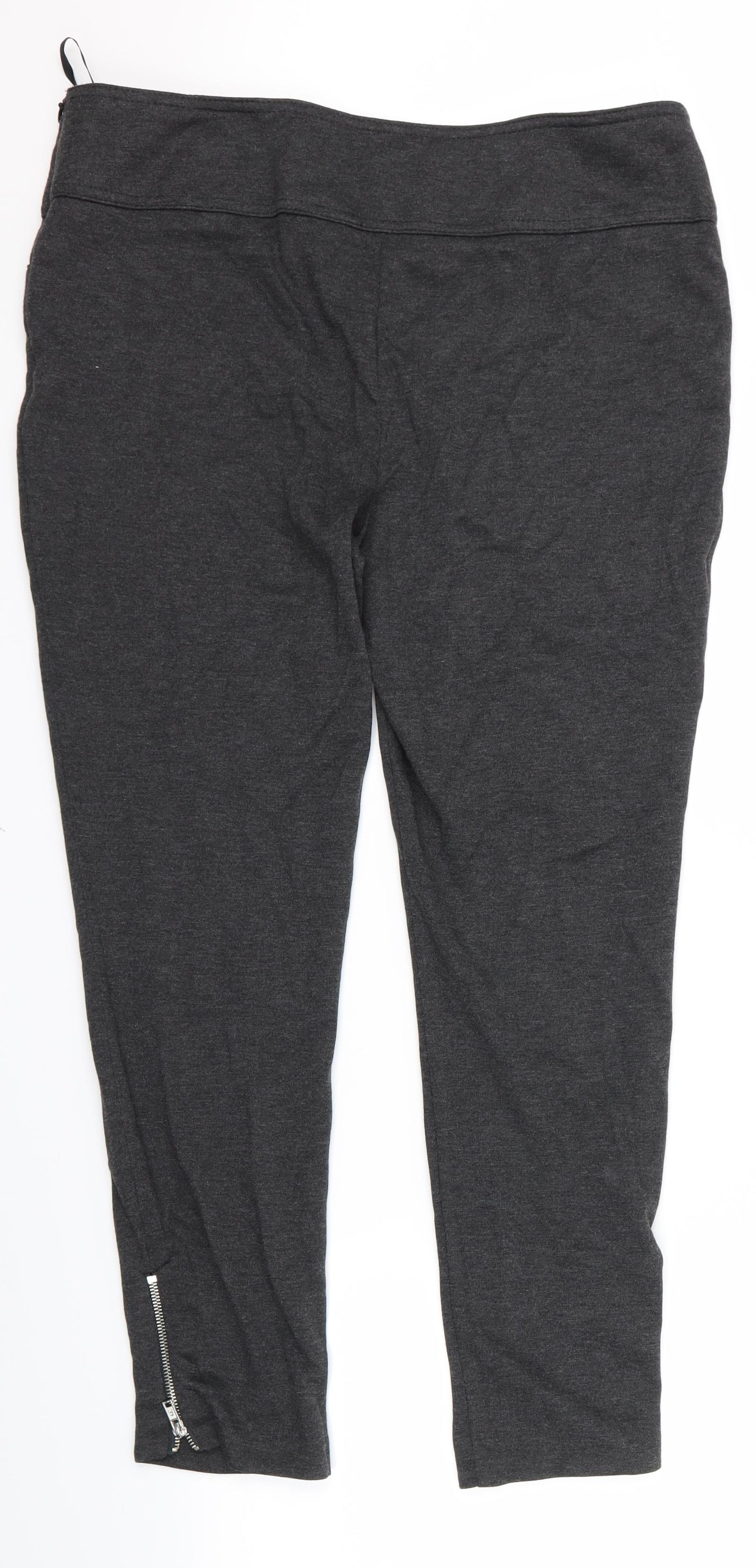 TU Womens Grey   Trousers  Size 16 L23 in
