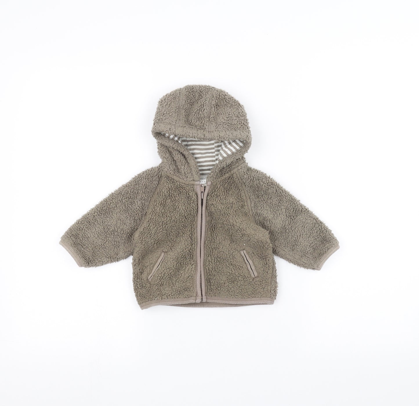 NEXT Baby Brown   Jacket  Size 3-6 Months  - Hooded