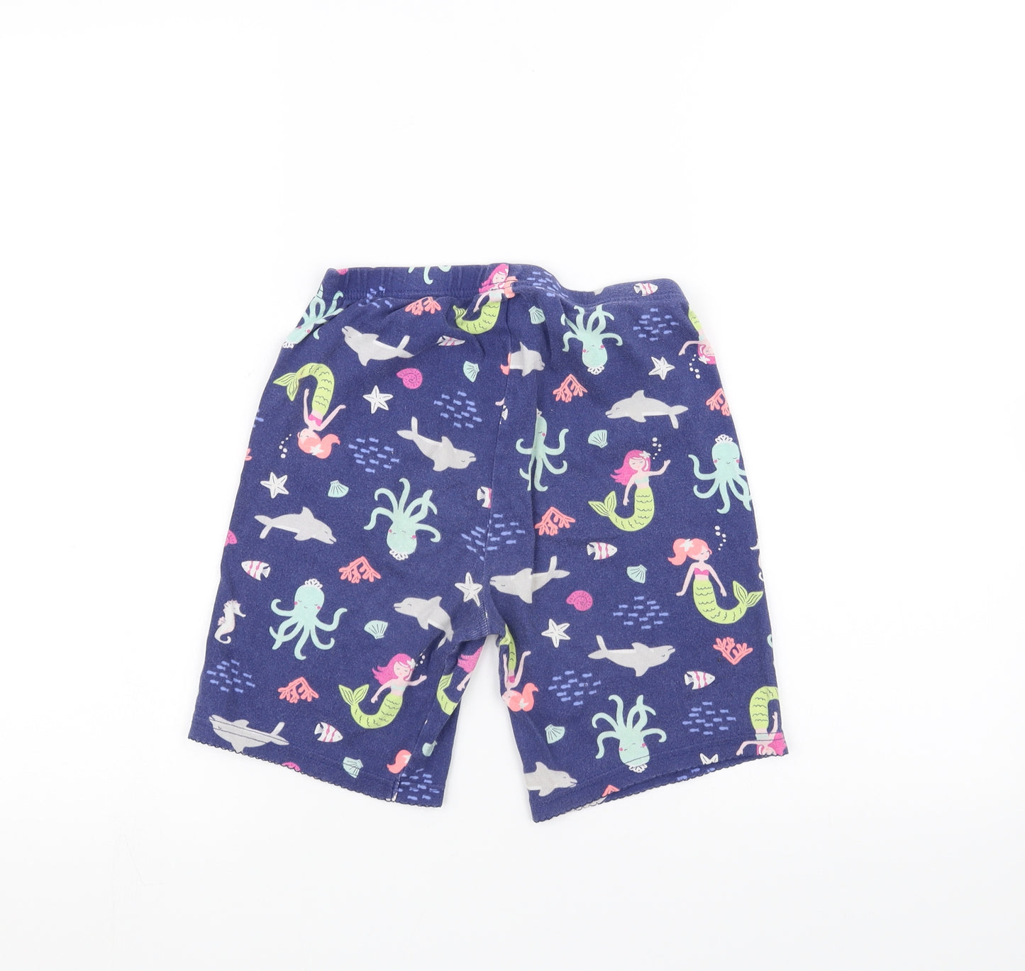 George Girls Blue   Sweat Shorts Size 12 Years - Mermaid