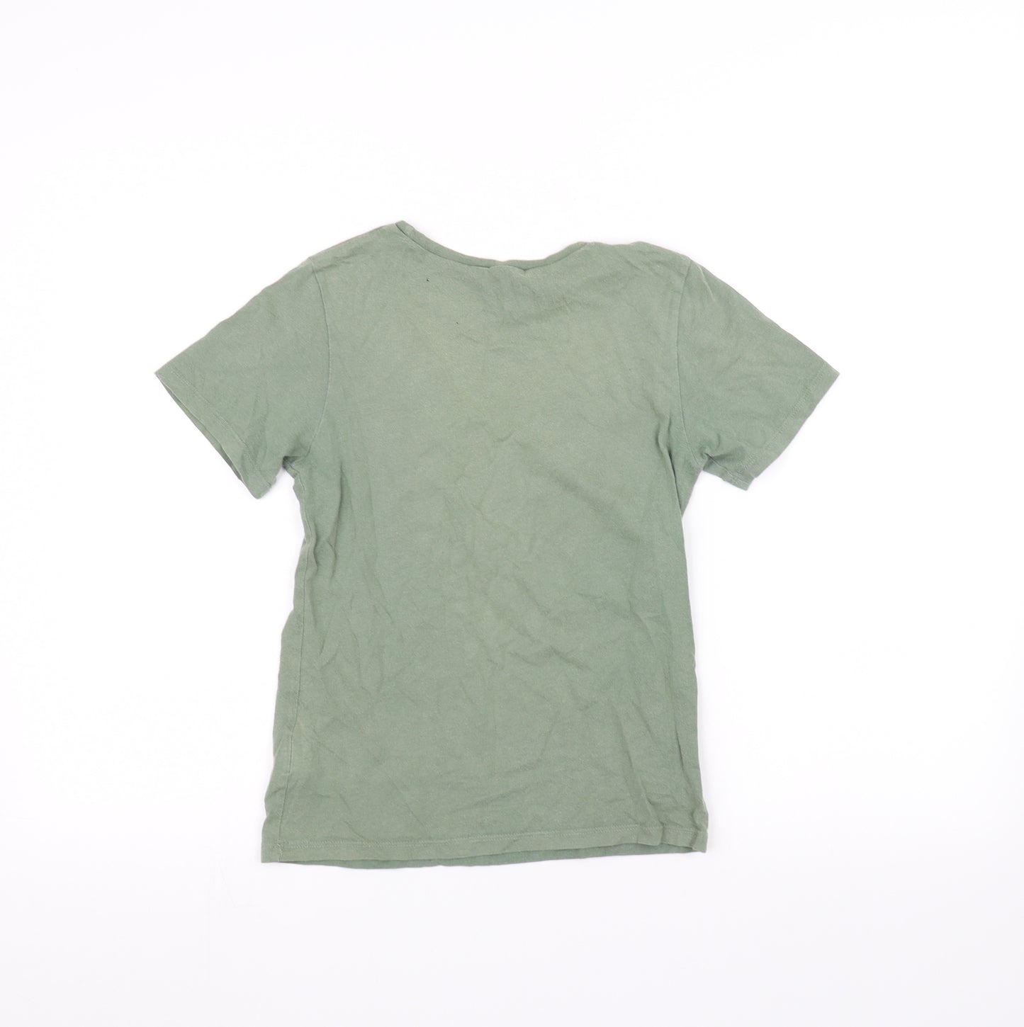 H&M Boys Green   Basic T-Shirt Size 9-10 Years