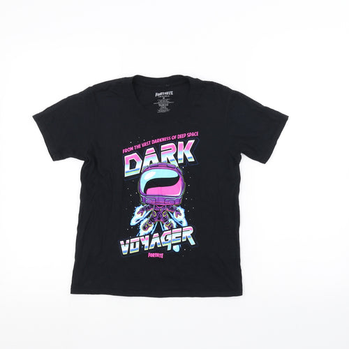 fortnite Girls Black   Basic T-Shirt Size M  - Fortnite