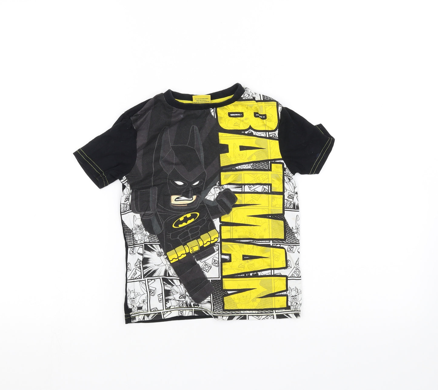 George Boys Black   Basic T-Shirt Size 4-5 Years  - Batman