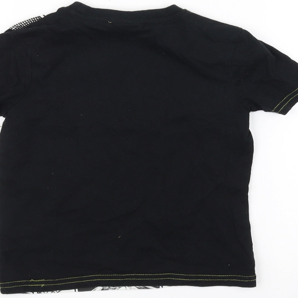 George Boys Black   Basic T-Shirt Size 4-5 Years  - Batman