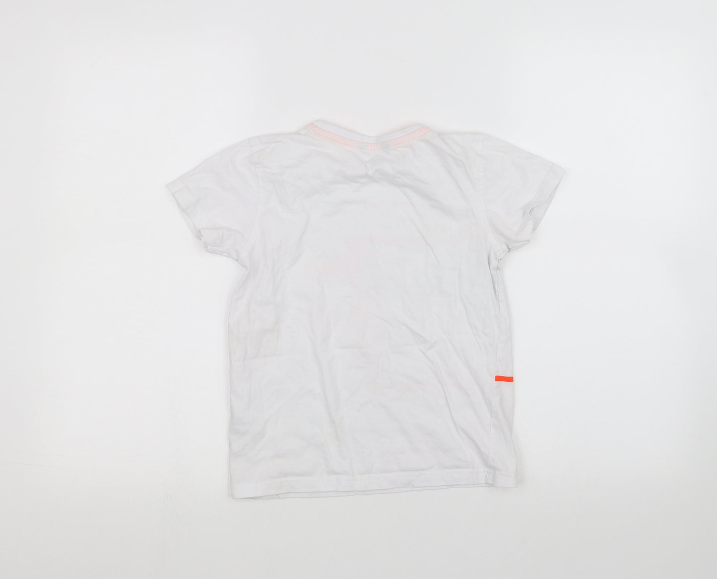 George Boys White   Basic T-Shirt Size 8-9 Years