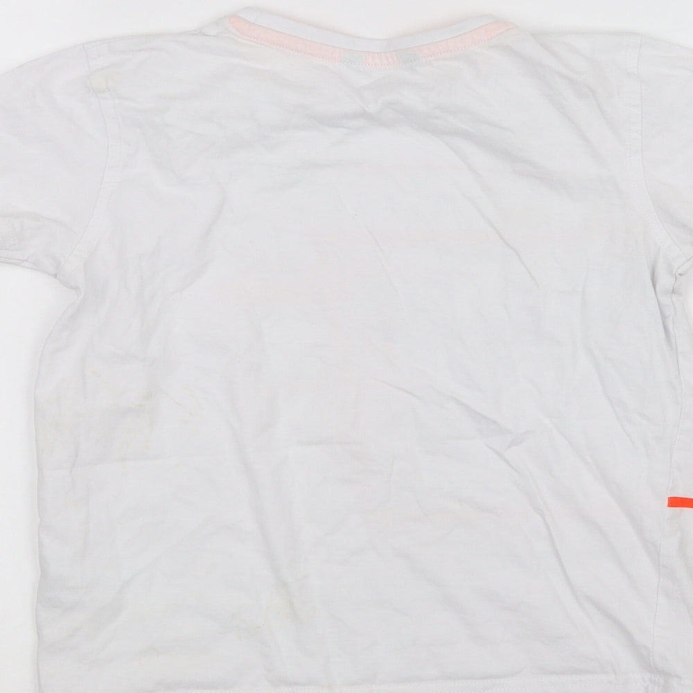 George Boys White   Basic T-Shirt Size 8-9 Years