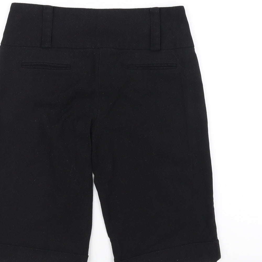 Bay Womens Black   Chino Shorts Size 8