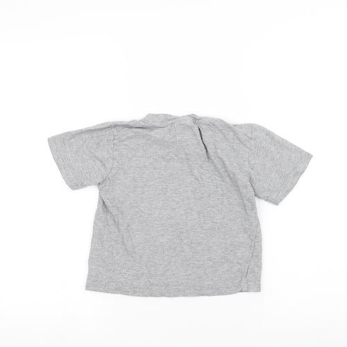 Duck & Dodge Boys Grey   Basic T-Shirt Size 4-5 Years