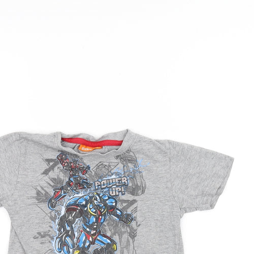 Duck & Dodge Boys Grey   Basic T-Shirt Size 4-5 Years
