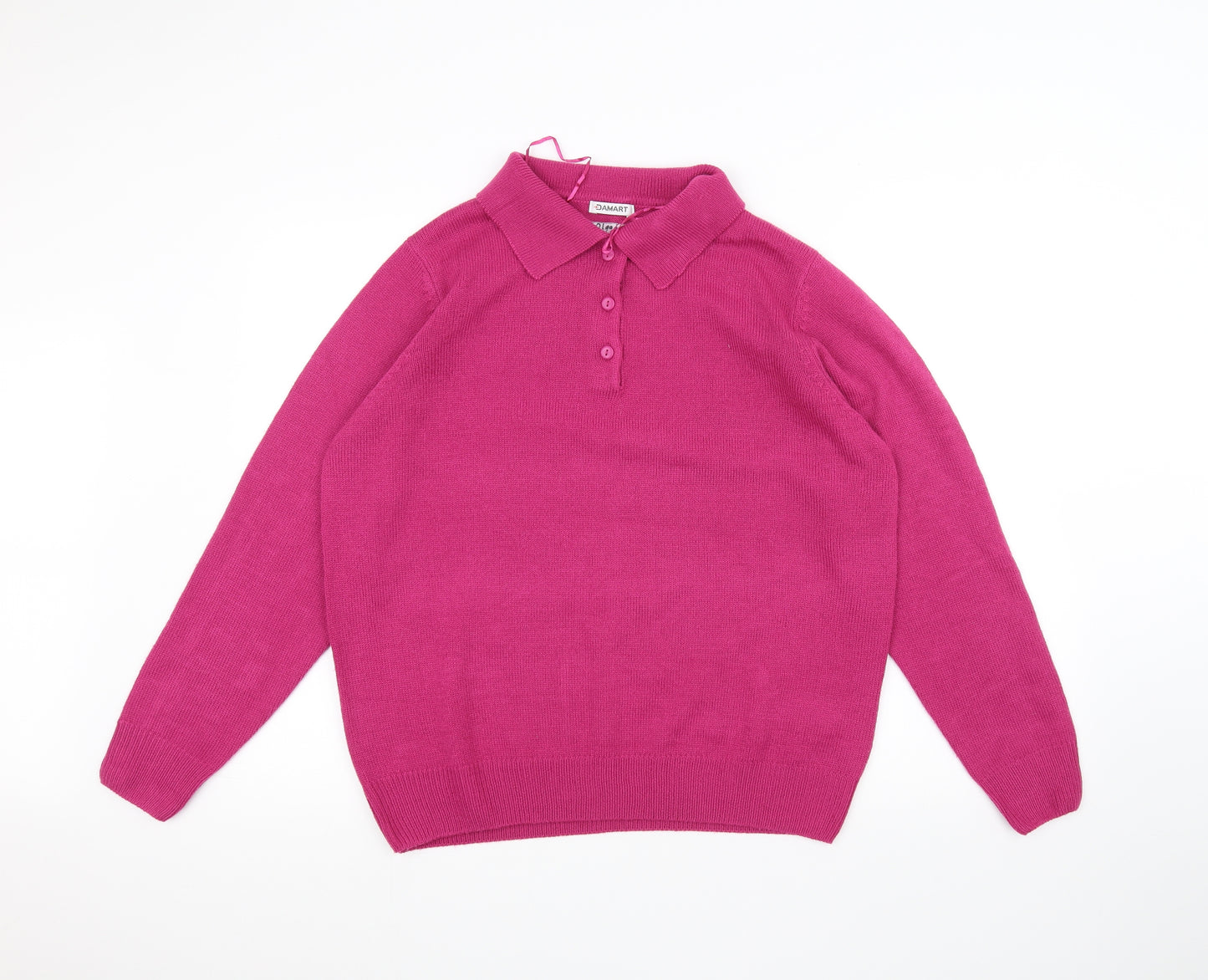 Damart Womens Pink   Pullover Jumper Size 18