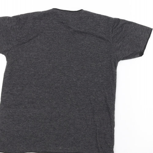 K-Kone Girls Black   Basic T-Shirt Size 8 Years  - elephant