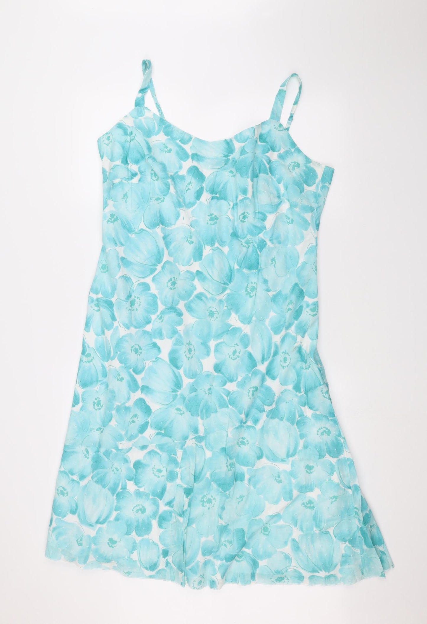 Per Una Womens White Floral  A-Line  Size 18