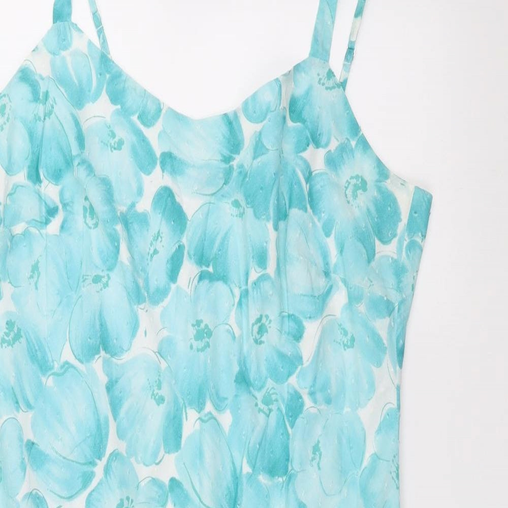 Per Una Womens White Floral  A-Line  Size 18