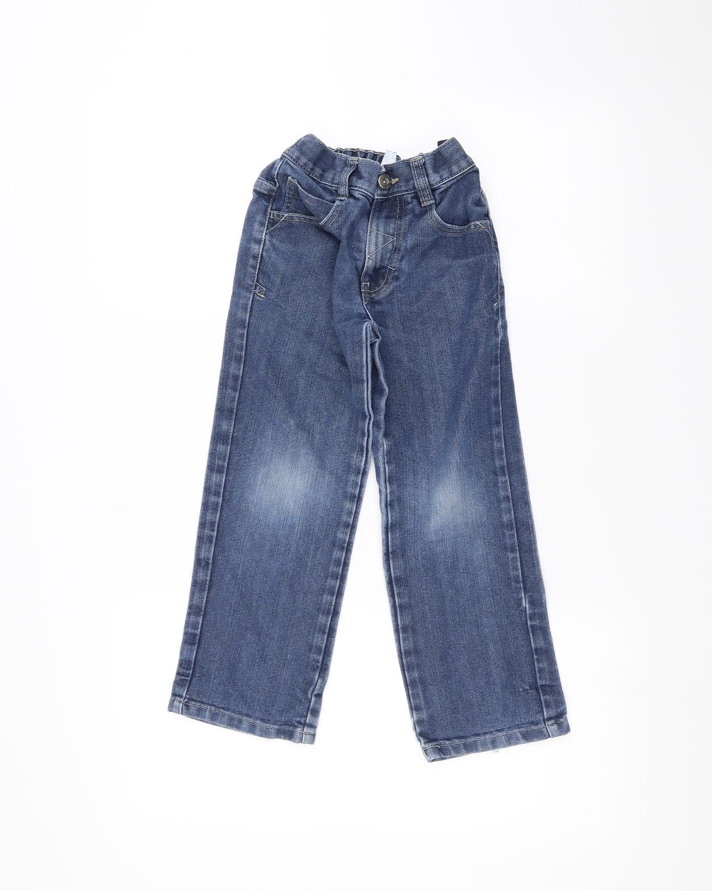George Boys Blue  Denim Straight Jeans Size 6-7 Years