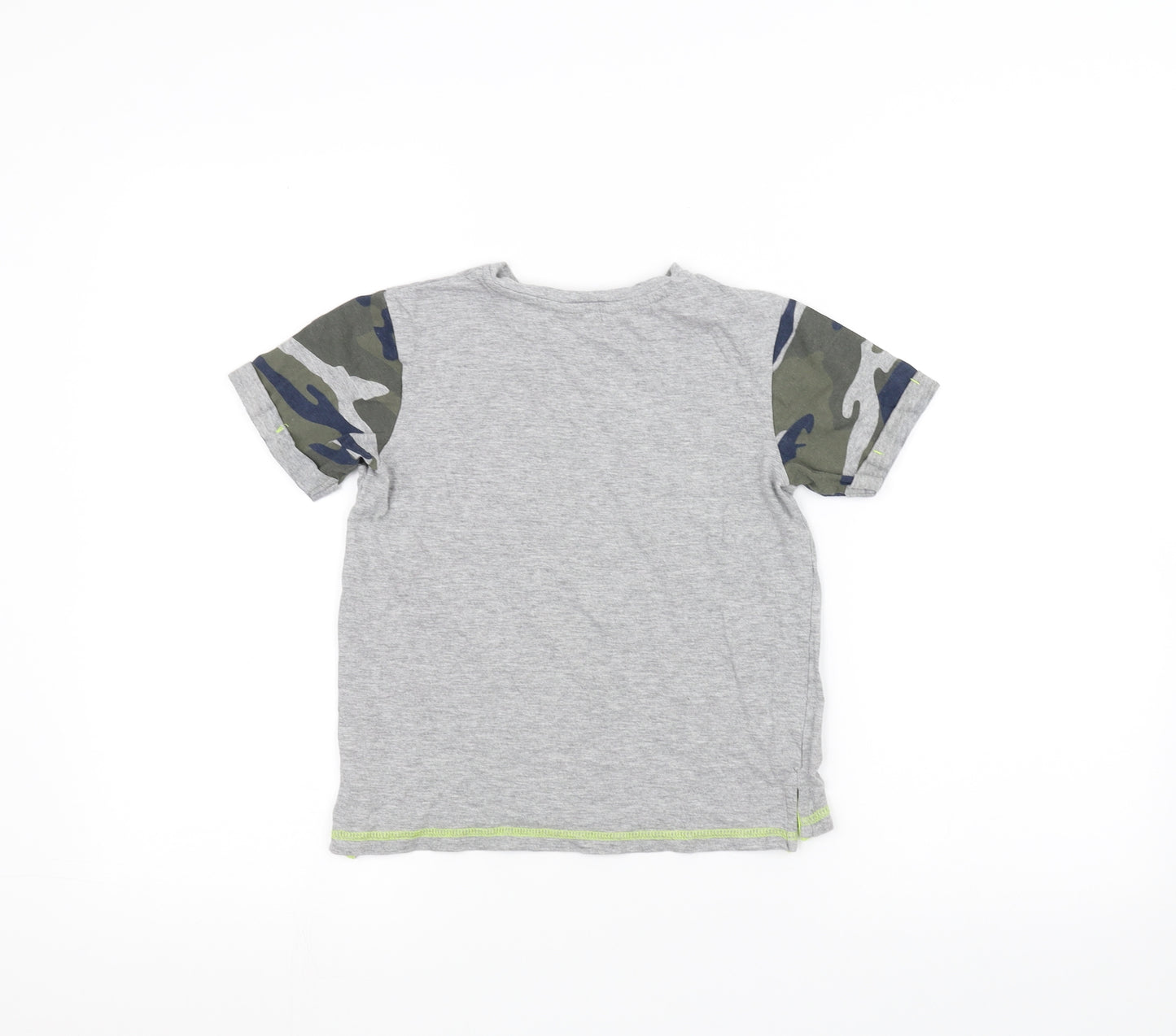 George Boys Grey   Basic T-Shirt Size 7-8 Years