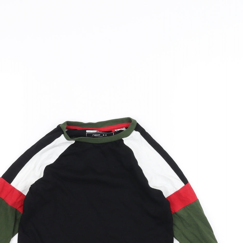 NEXT Boys Black   Basic T-Shirt Size 4-5 Years