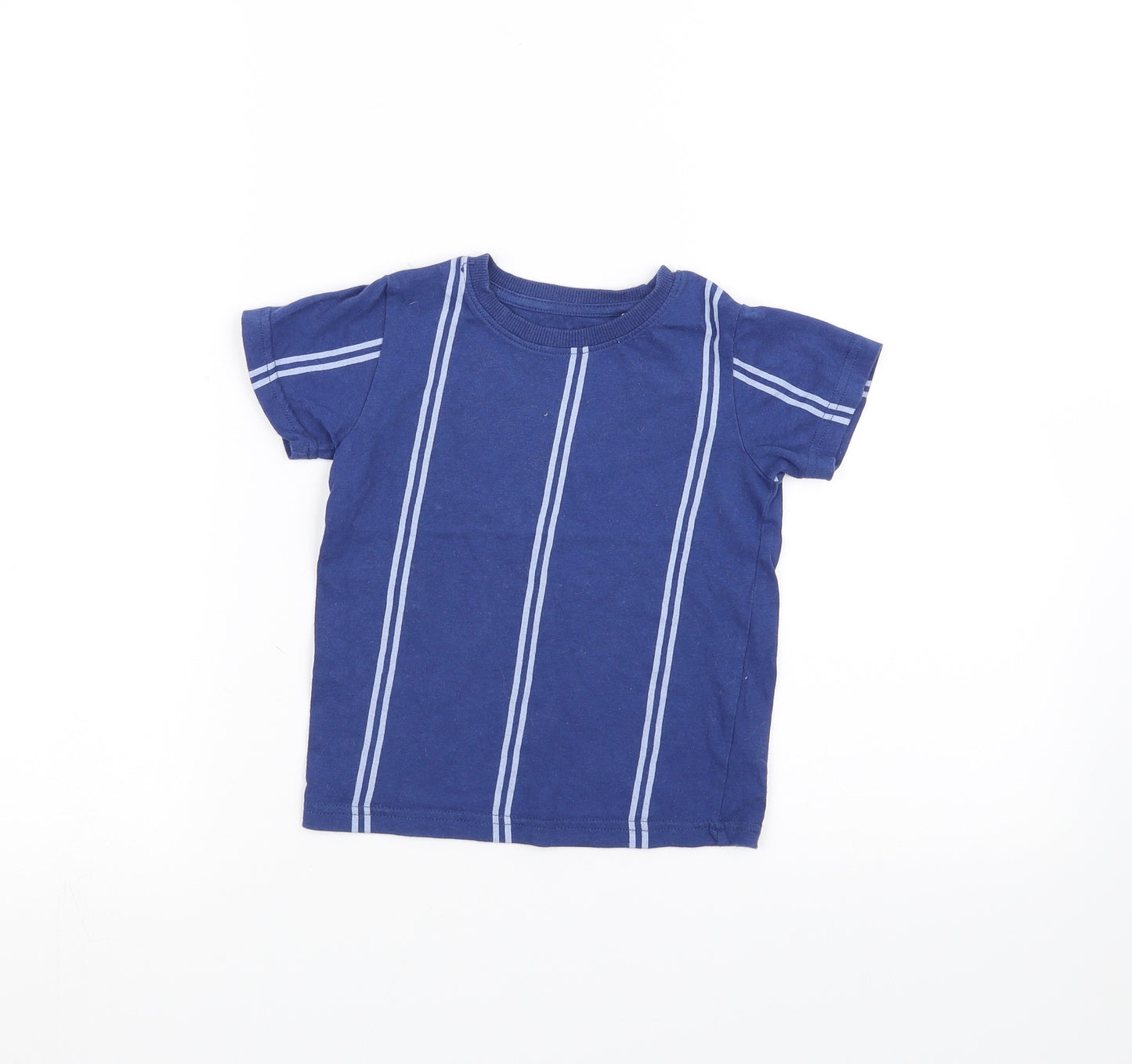 NEXT Boys Blue Striped  Basic T-Shirt Size 3 Years