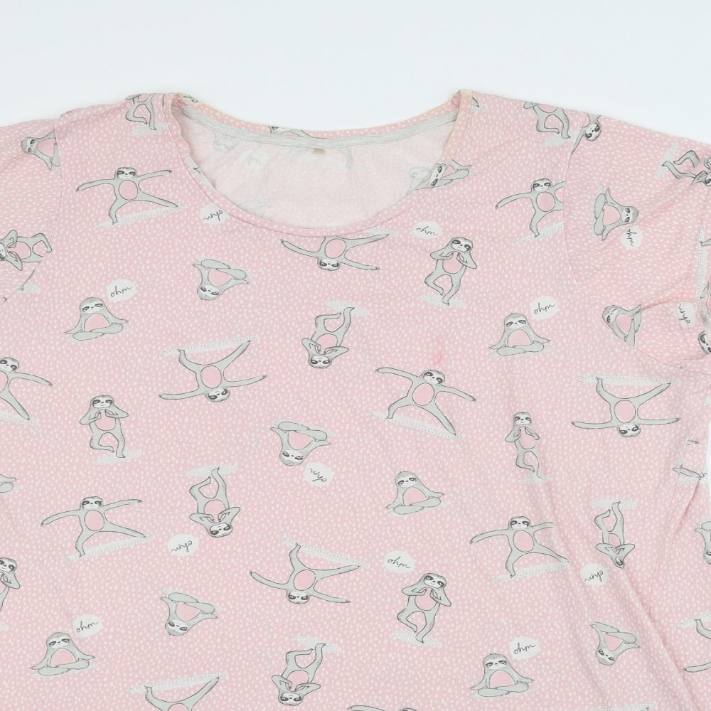 George Womens Pink   Basic T-Shirt Size 20  - Sloth