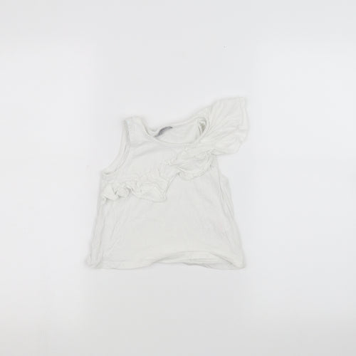 I love girl wear  Girls White   Basic T-Shirt Size 3 Years